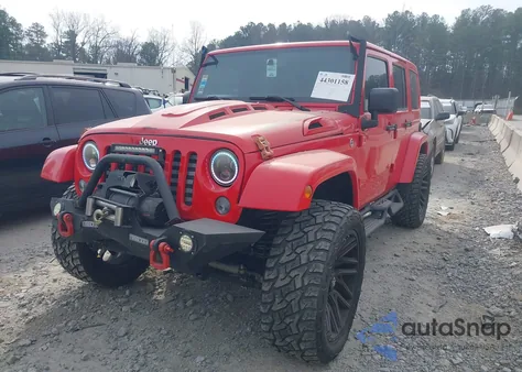 2015 Jeep Wrangler Unlimited Rubicon z USA, uszkodzony, nr VIN 1C4HJWFGXFL751833